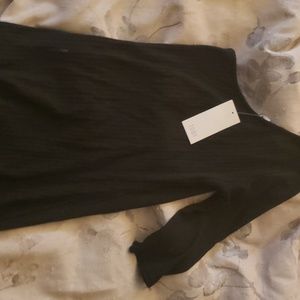 NWT Black one shoulder mini dress